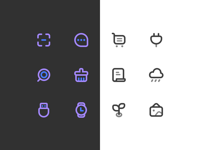 Simple Icon Set 1 icon iconset