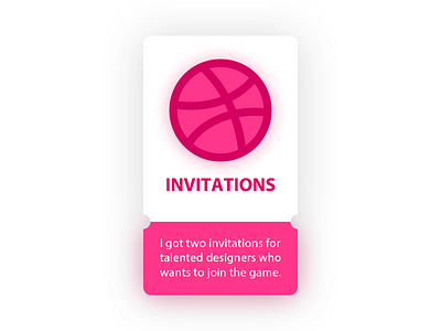 Dribbble Invitation