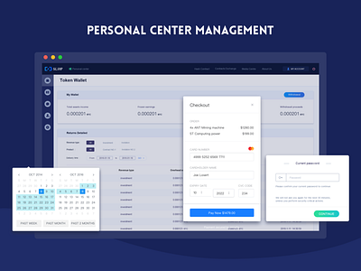 Web UI Account Center