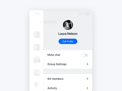 Chat Settings - DailyUI #007