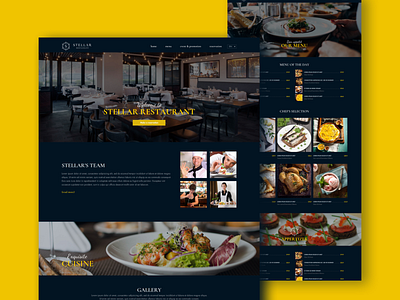 Restaurant restaurant web design