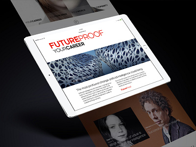 FutureProof: Content Display ai digital ui ux web design