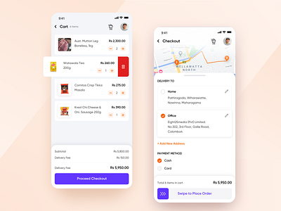 Delivery App UI