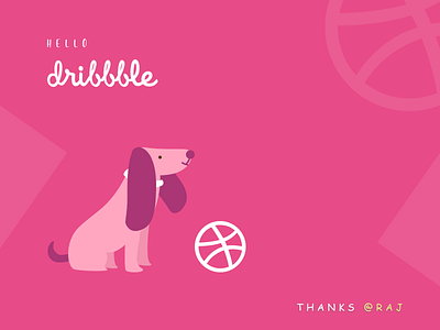 Hello Everyone! debut designer dog dribbble experience interface ui ux