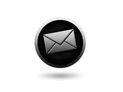 Forward to a Friend Icon aptera black email icon logo silver