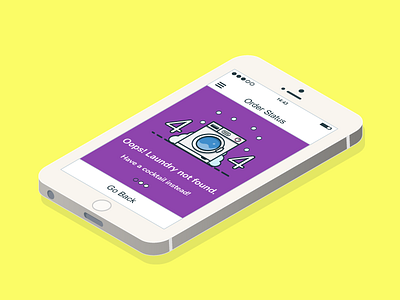 404 Laundry Error/App Concept