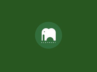 Elephant branding icon logo