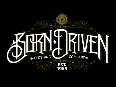 Born Driven t-shirt design design lettering tshirt