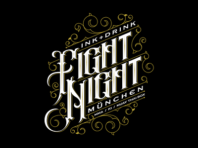 FIGHT NIGHT t-shirt design