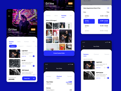 On-demand Services App UI - Inspiration