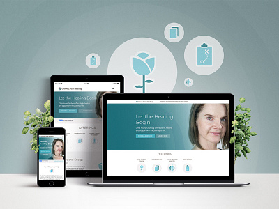 Grove Circle Healing - Website Design graphic design responsive web design