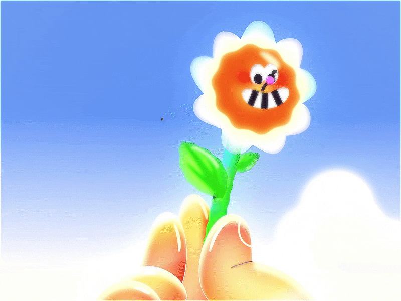 Spring Time after effects animation character colour design flower gif illustration looping spring summer texture