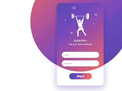 GoApp - FREE UI/UX Kit animation app concept first flinto interaction prototype sketch ui ux