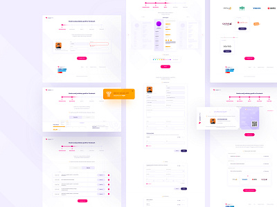 Career EXPO - Wizard Design 🔥🙈🇵🇱 clean design expo flow job ui user ux violet web wizard work