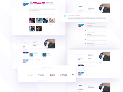 Career EXPO - Exhibitor Panel 🔥🙈🇵🇱 clean design exhibitor job page panel ui ux violet work