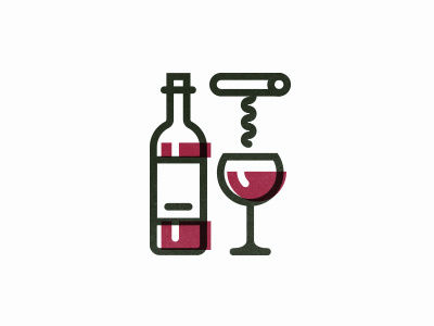 Wine icon wine