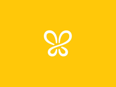 Butterfly butterfly logo