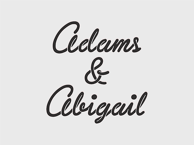 Adams & Abigail | Daily Logo Challenge: Day 7 brand branding design designer draw drawing graphicdesigner logo logodesigner logodesigns logomark logotype