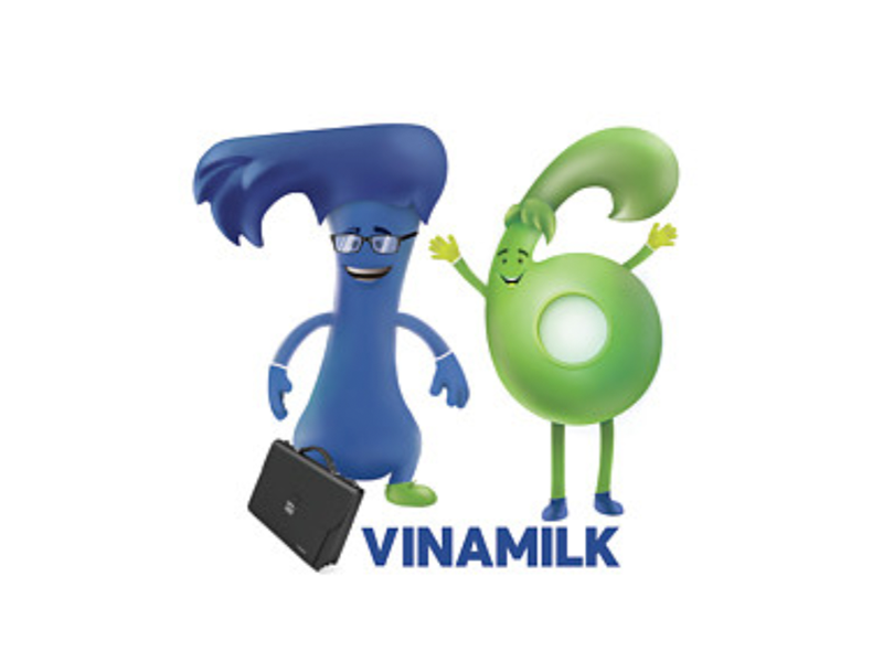 Vinamilk Characters illustration doll design character