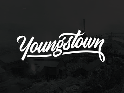 Youngstown Script lettering ohio script youngstown