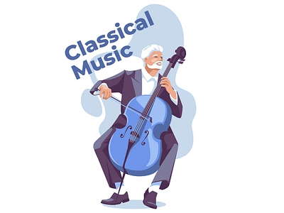 Сellist cellist cello character classic concert flat illustration inspiration music music instrument musician professinal stock vector virtuoso