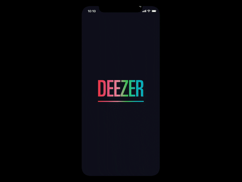 Deezer animations deezer flinto interaction music sketch