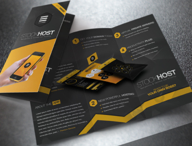 Mobile App Tri-Fold Presentation Brochure