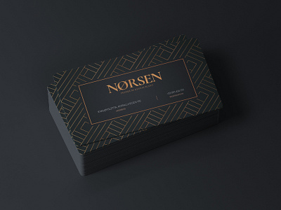 Norsen - Premium Restaurant Business Card