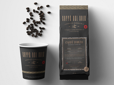 Caffé Del Sole - Premium Coffee Shop Branding Template