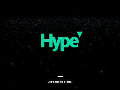 Logo for digital agency Hype.sk agency bratislava digital hype hype.sk identity logo logo design logotype marketing slovakia