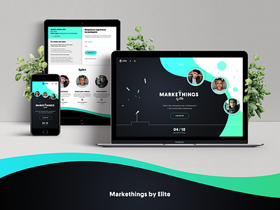 Markethings website bratislava event markethings marketing microsite slovakia ui web web design webdesign