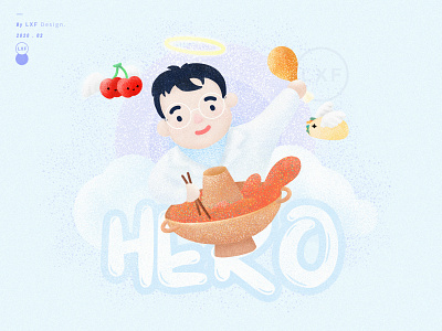 In honor of the brave doctor Wenliang Li angel cherry chicken leg cloud doctor foodie heaven hreo