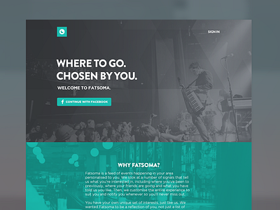 Fatsoma Homepage Concept 2