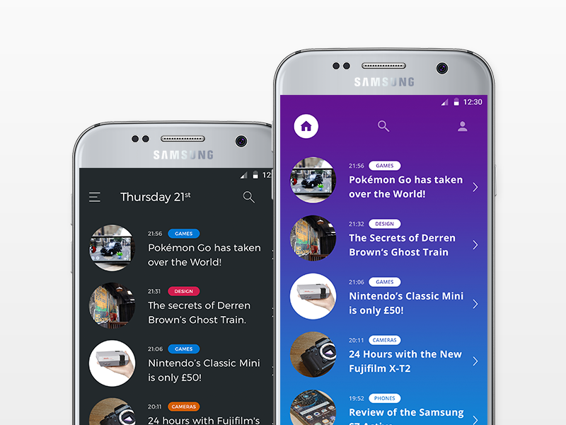 Android News App - Concepts