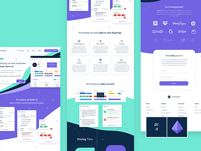 Pyrismic - Landing Page Preview 2 announcement branding bright coming soon creative design freelance illustration landing page logo product productivity saas startup tool web app website