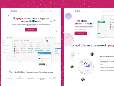 Timetastic - Website Redesign