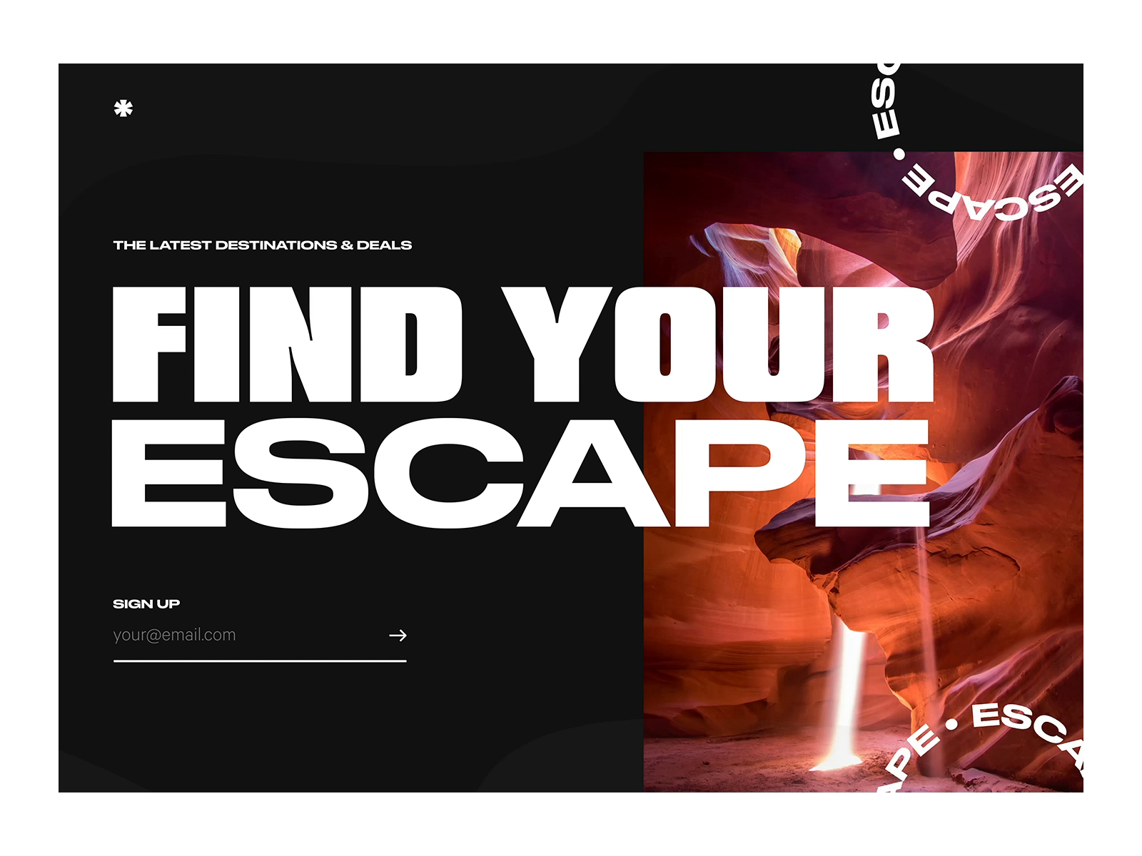 Escape - Load Transition by Jamie Syke on Dribbble