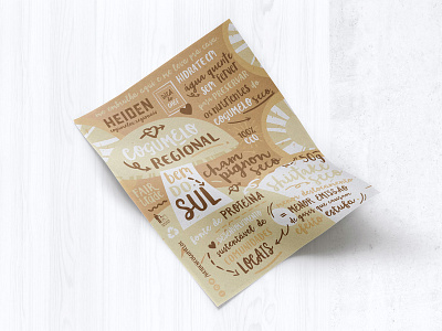 Paper brand heiden mushroom packaging paper