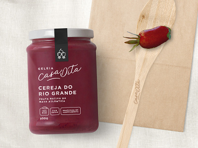 Casa Dita brazil eco food fruit jam label packaging