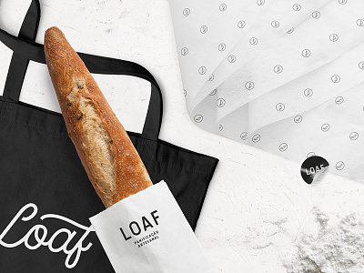 Loaf artisan bakery brand branding brazil bread food graphic design identity loaf logo packaging