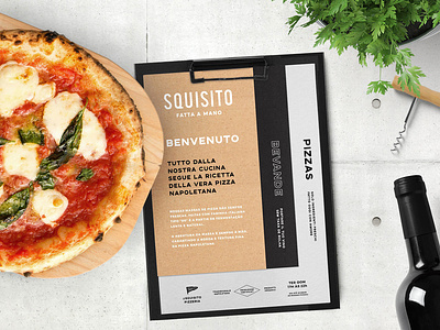 05 brand branding brazil design food identity kraft paper lettering logo menu minimal pizza pizzeria