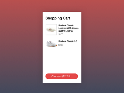 UX challenge - Shopping Cart