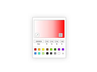 UX challenge - Color Picker