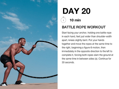 UX challenge - Workout Of The Day design ui ux challenge ux design