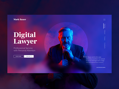 Digital Lawyer dark design digital grid landing landing page law lawyer lawyers ui ux