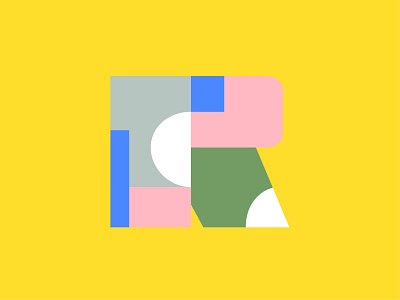 R — 36 days of type branding design icon illustration logo typography vector