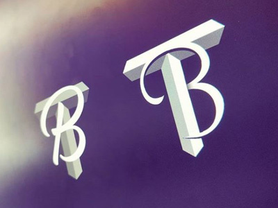 T+B Logo concept bt concept logo tb