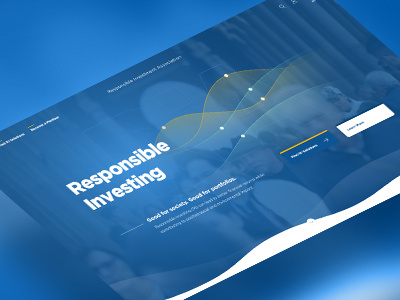 Responsible Investing UI Design adobe design investing landing page responsible ui ux xd