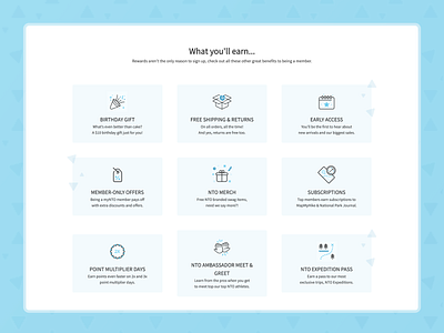 Rewards Program Landing Page - Perks landing page rewards ui web website