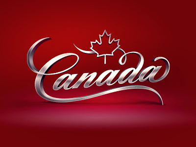 Canada c calligraphy canada hand lettering lettering logo logotype type typography